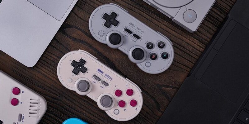 8Bitdo SN30 Pro Gray Edition Bluetooth Gamepad (Hall Effect) - Image 5