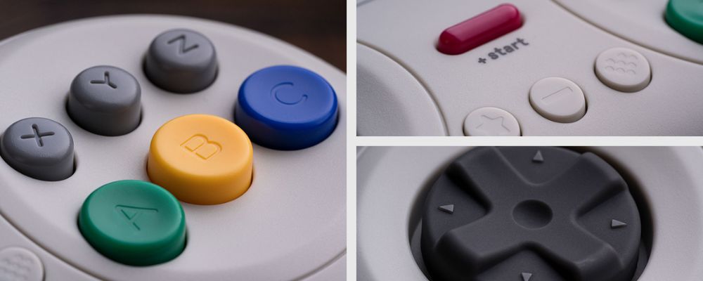8Bitdo M30 Bluetooth Ασύρματο Gamepad για Android / PC / Switch Λευκό