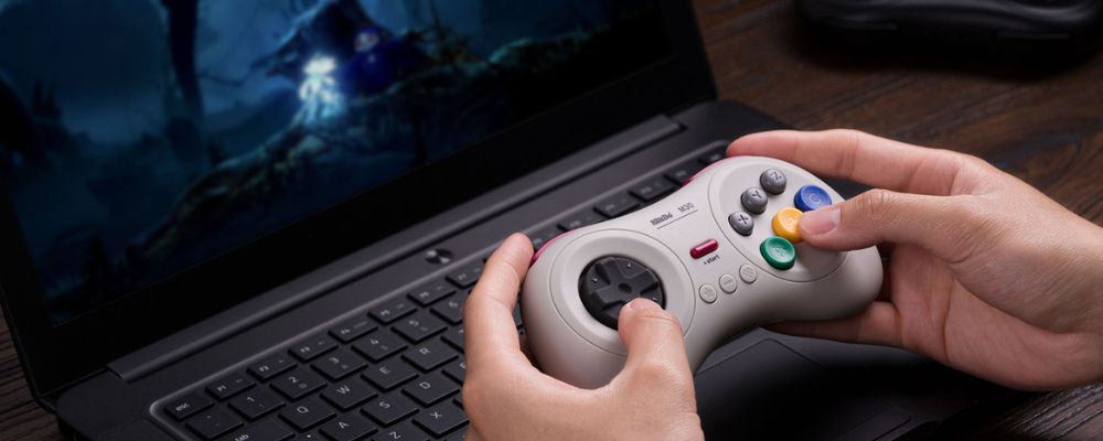 8Bitdo M30 Bluetooth Ασύρματο Gamepad για Android / PC / Switch Λευκό