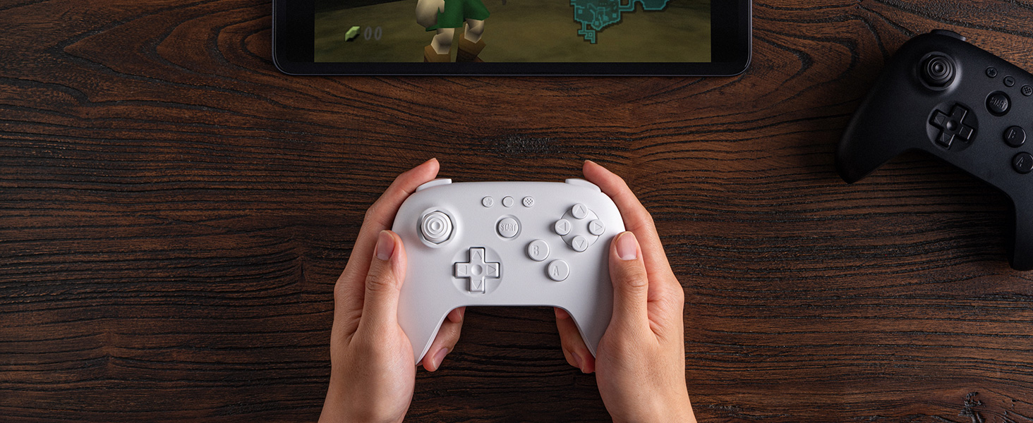 8BitDo 64 Bluetooth Controller για Windows / Android / Switch Λευκό 8BitDo 64 Bluetooth Controller για Windows / Android / Switch Λευκό