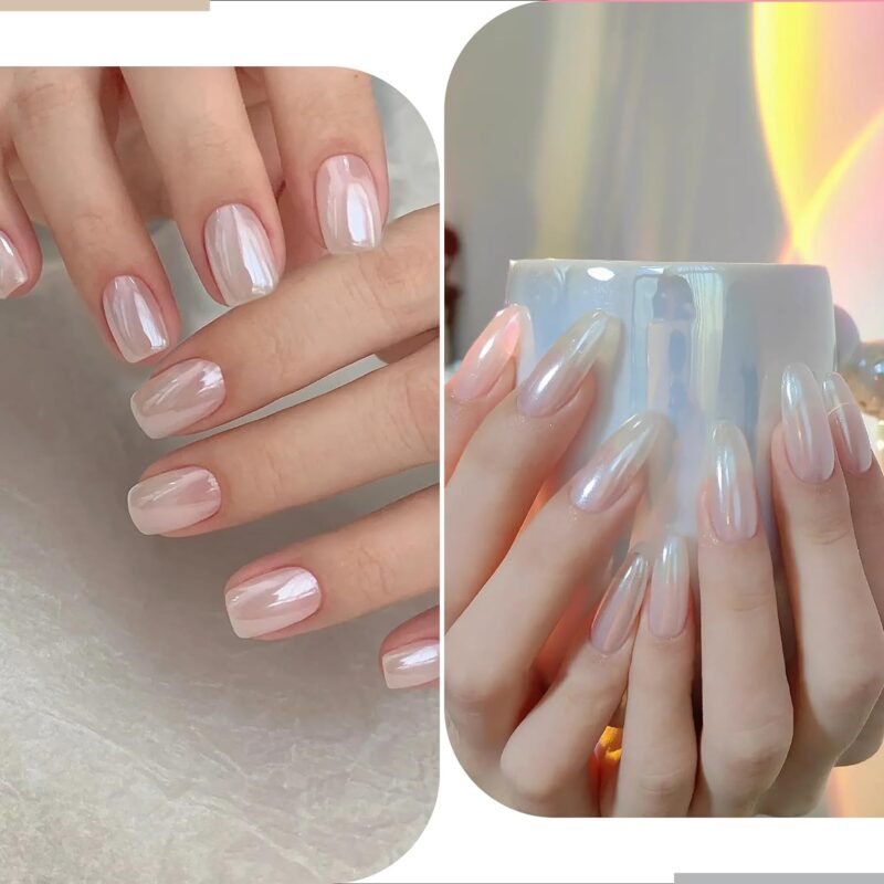 Alternative view of Σκόνη νυχιών Nail Art - Mirror effect - Ice - 910624