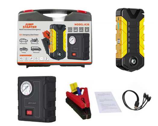 Alternative view of Εκκινητής μπαταρίας οχημάτων Jump Starter με αεροσυμπιεστή - 1710939/06B - 170832