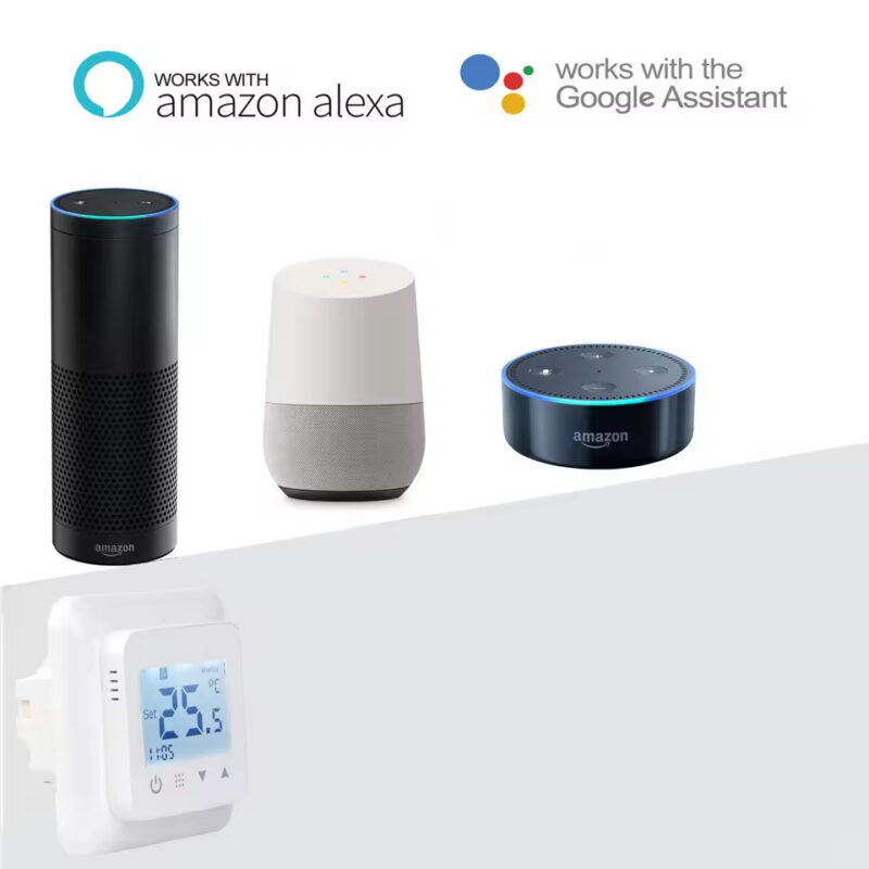 Hysen Hy011WE WiFi Έξυπνος Θερμοστάτης καλοριφέρ Smart WiFi & Internet control (WH) Hysen Hy011WE WiFi Έξυπνος Θερμοστάτης καλοριφέρ Smart WiFi & Internet control (WH) - Image 7