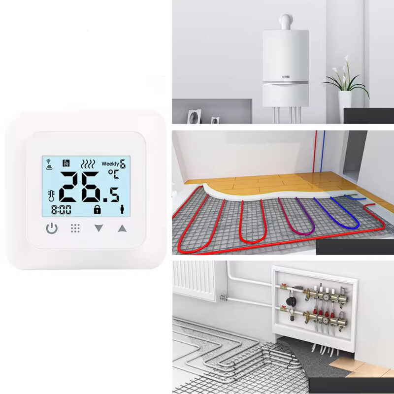 Hysen Hy011WE WiFi Έξυπνος Θερμοστάτης καλοριφέρ Smart WiFi & Internet control (WH) Hysen Hy011WE WiFi Έξυπνος Θερμοστάτης καλοριφέρ Smart WiFi & Internet control (WH) - Image 4