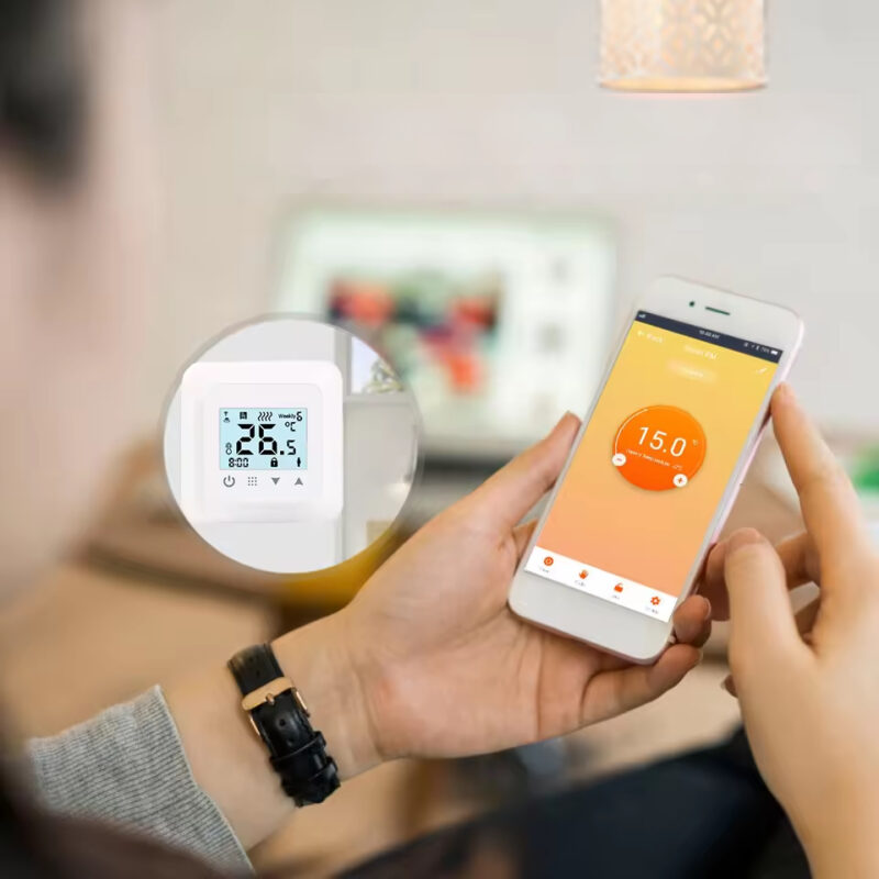 Hysen Hy011WE WiFi Έξυπνος Θερμοστάτης καλοριφέρ Smart WiFi & Internet control (WH) Hysen Hy011WE WiFi Έξυπνος Θερμοστάτης καλοριφέρ Smart WiFi & Internet control (WH) - Image 3