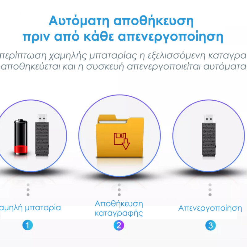 JNN Q12 Μινι Κρυφό Καταγραφικό Ήχου (μπαταρία έως 25 ώρες/ μνήμη έως 180 ώρες / Ανιχν. Ήχου) 16GB JNN Q12 Μινι Κρυφό Καταγραφικό Ήχου (μπαταρία έως 25 ώρες/ μνήμη έως 180 ώρες / Ανιχν. Ήχου) 16GB - Image 3