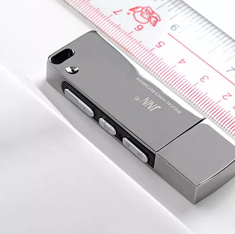Alternative view of JNN Q17 Κρυφό Καταγραφικό Ήχου USB/mUSB (μπαταρία έως 20 ώρες/ μνήμη έως 90 ώρες / Ανιχν. Ήχου/Σύνδεση με κινητό) 8GB Silver