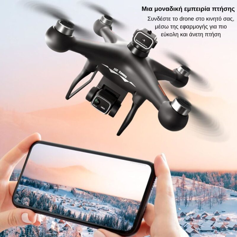 ToySky S116 MAX Mini Drone Quadcopter με Kάμερα 4K και Αισθητήρα Αποφυγής Εμποδίων Μαύρο - Image 5