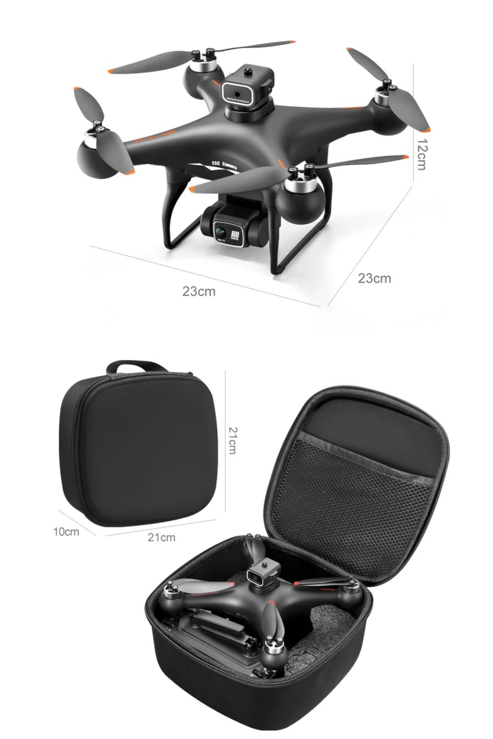 ToySky S116 MAX Mini Drone Quadcopter με Kάμερα 4K και Αισθητήρα Αποφυγής Εμποδίων Λευκό
