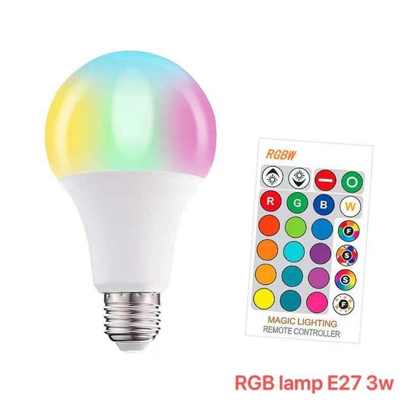Λάμπα LED RGB - E27 - 3W - 313540 Λάμπα LED RGB - E27 - 3W - 313540 - Image 3