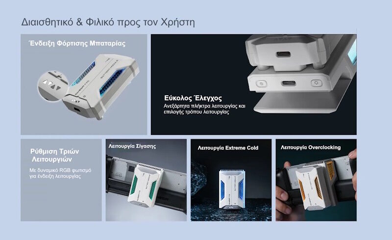 GameSir FX5 Ανεμιστηράκι Κινητού Θερμοηλεκτρική Ψύκτρα συμβατή με Gamesir Χ5 Series