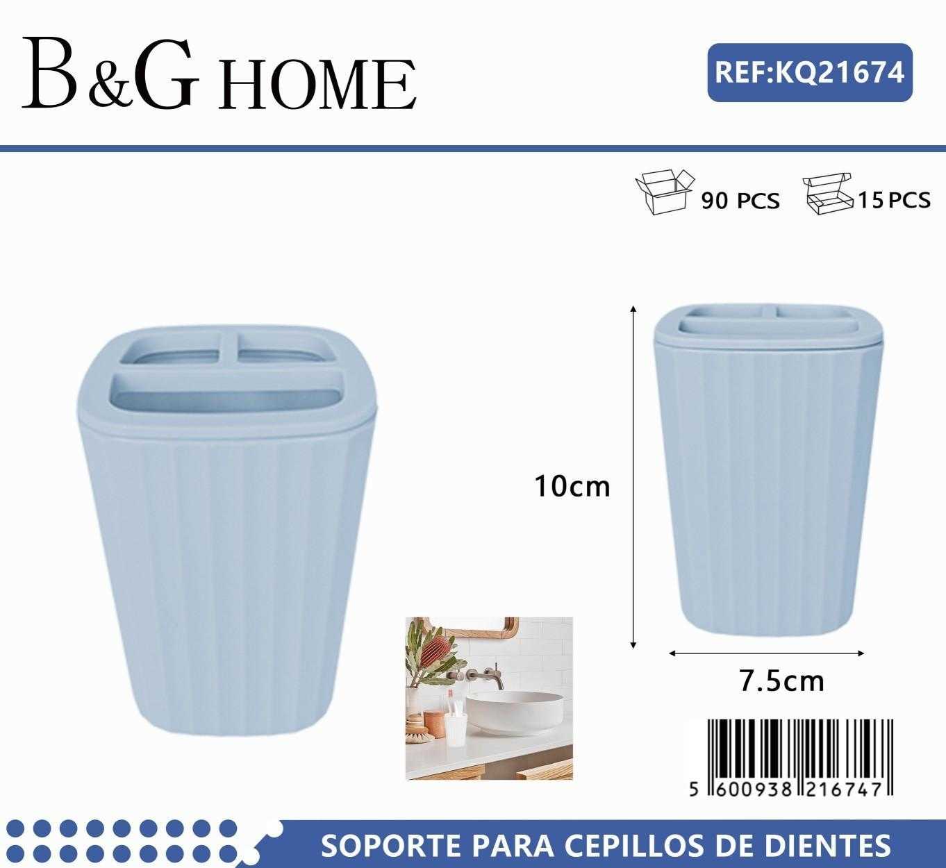 Θήκες οδοντόβουρτσας πλαστικές σε σετ 5Χ - Light Blue - 21674 Θήκες οδοντόβουρτσας πλαστικές σε σετ 5Χ - Light Blue - 21674 - Image 2