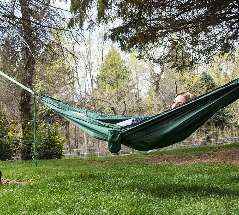 Kepeak Αιώρα Αλεξίπτωτο Υπέρδιπλη Ultralight 300x200cm - Green GR014SM Kepeak Αιώρα Αλεξίπτωτο Υπέρδιπλη Ultralight 300x200cm - Green GR014SM - Image 3