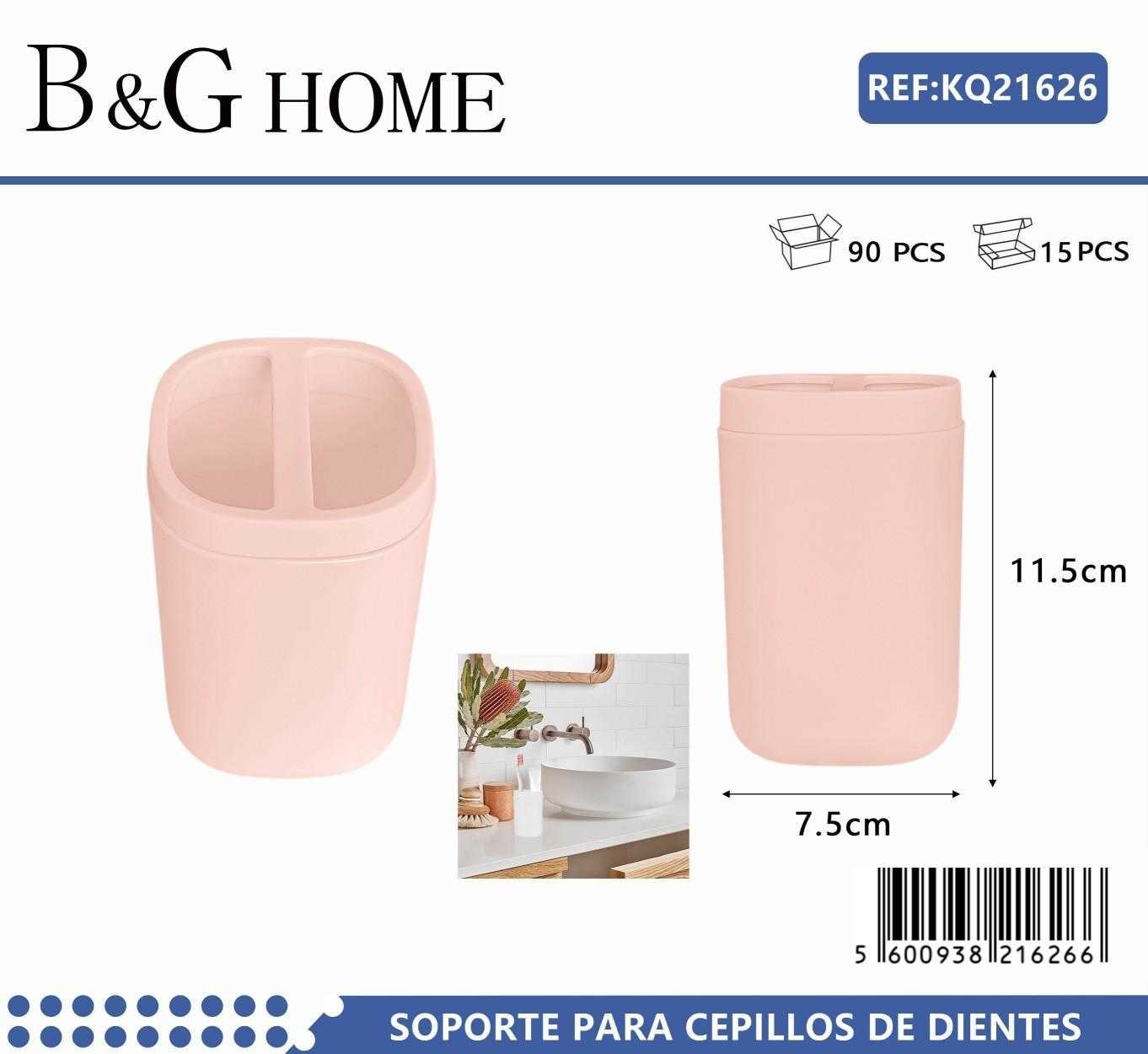 Θήκες οδοντόβουρτσας πλαστικές σε σετ 5Χ - Light Pink - 21626 Θήκες οδοντόβουρτσας πλαστικές σε σετ 5Χ - Light Pink - 21626 - Image 2