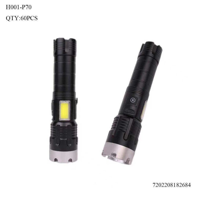 Επαναφορτιζόμενος φακός LED - H001-P70 - 182684 - Image 4