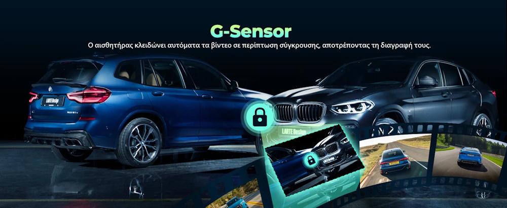 Campark 4πλή Κάμερα Αυτοκινήτου 4CH 360° Full HD με Νυχτερινή Όραση, G-Sensor & 24ωρη Καταγραφή Parking (+128gb mSD)