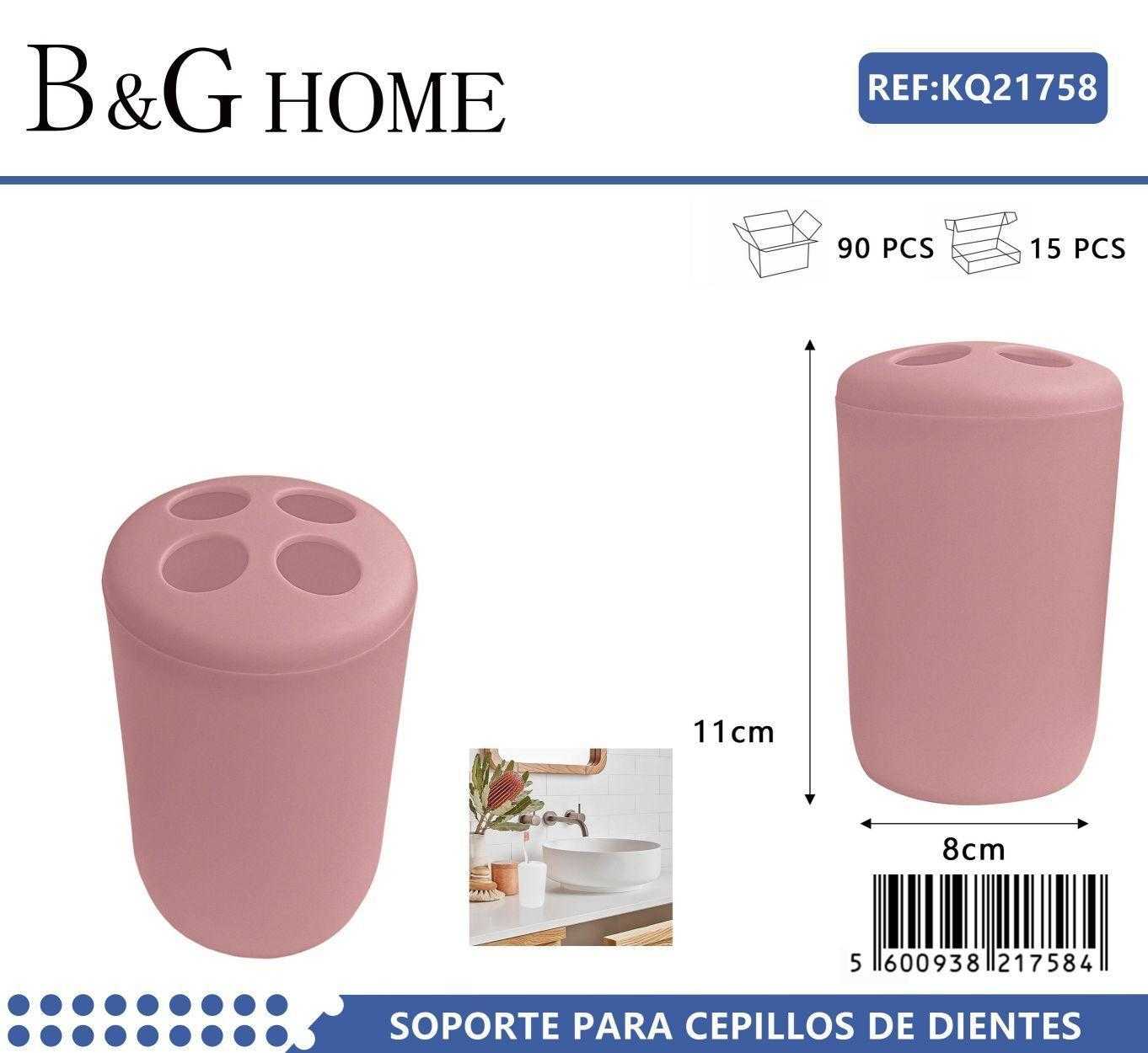 Θήκες οδοντόβουρτσας πλαστικές σε σετ 5Χ - Pink - 21758 Θήκες οδοντόβουρτσας πλαστικές σε σετ 5Χ - Pink - 21758 - Image 2