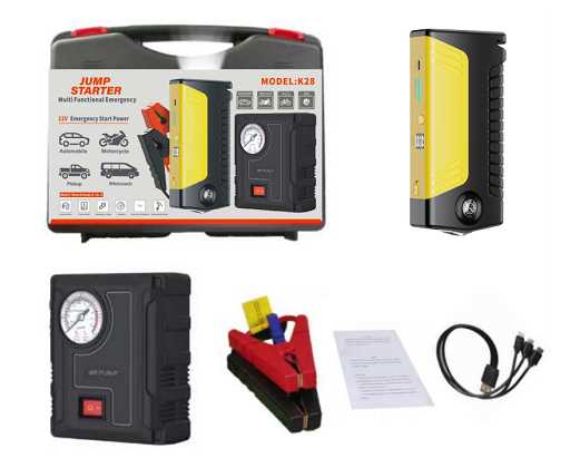 Alternative view of Εκκινητής μπαταρίας οχημάτων Jump Starter με αεροσυμπιεστή - 1710938/06B - 170829