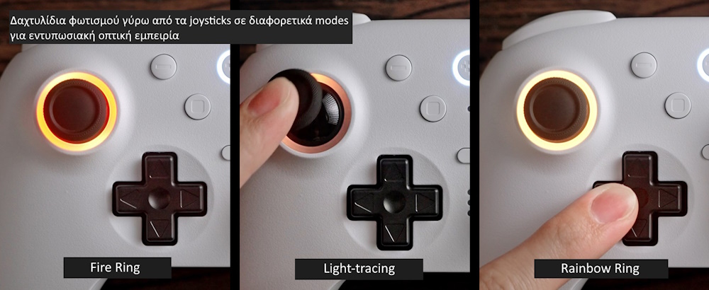 8BitDo Ultimate 2 Bluetooth Controller με Charging Dock για Windows / Android Λευκό 8BitDo Ultimate 2 Bluetooth Controller με Charging Dock για Windows / Android Λευκό