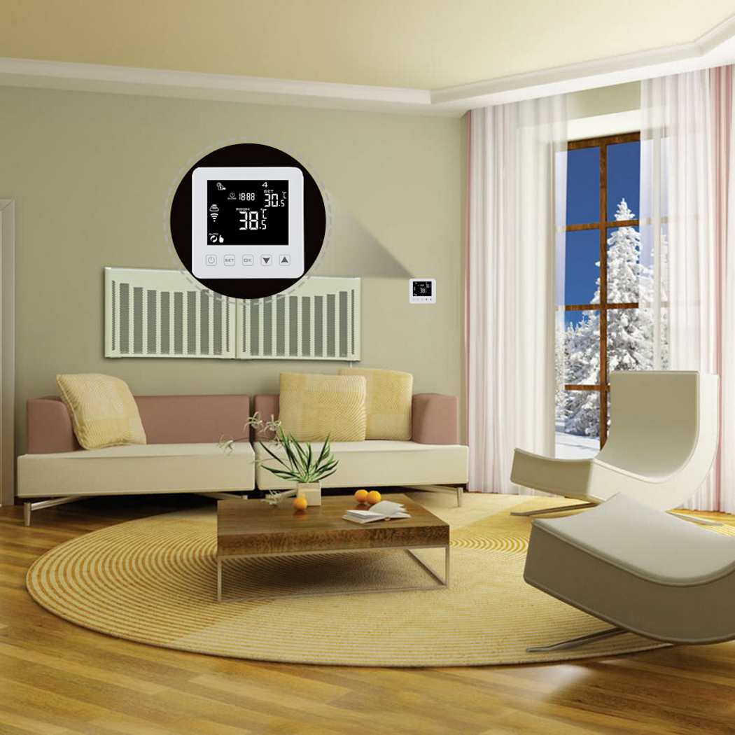 Hysen HY08-WB Ψηφιακός Θερμοστάτης Smart με Wi-Fi Hysen HY08-WB Ψηφιακός Θερμοστάτης Smart με Wi-Fi