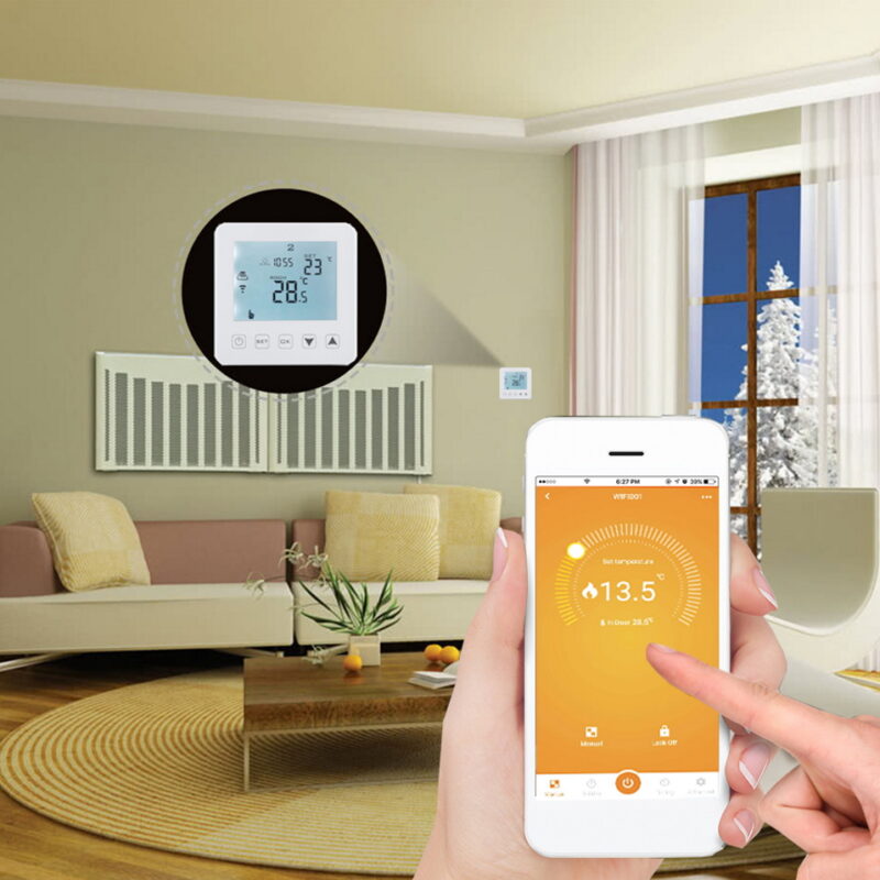 Hysen HY08WE-4-WIFI Έξυπνος Θερμοστάτης καλοριφέρ Smart WiFi & Internet control (WH) Hysen HY08WE-4-WIFI Έξυπνος Θερμοστάτης καλοριφέρ Smart WiFi & Internet control (WH)