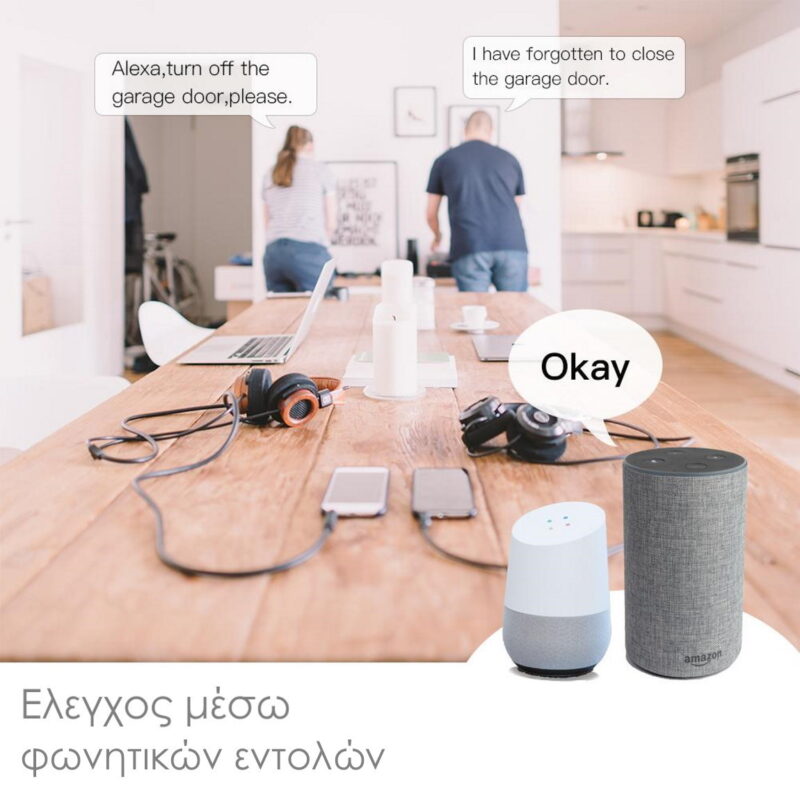 MOES WM-102-EU-MS Πίνακας Ελέγχου Πόρτας Γκαράζ για Τηλεχειρισμό με WiFi (iOS/Android) MOES WM-102-EU-MS Πίνακας Ελέγχου Πόρτας Γκαράζ για Τηλεχειρισμό με WiFi (iOS/Android) - Image 5