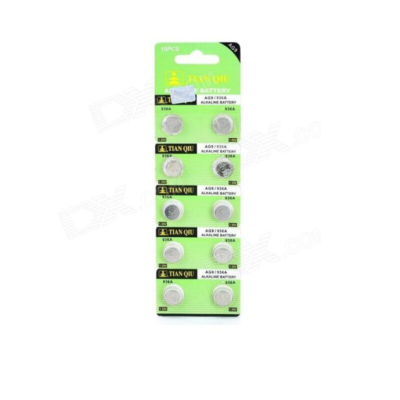 Αλκαλικές μπαταρίες - AG9/936A - 1.55V - 10pcs - 681095