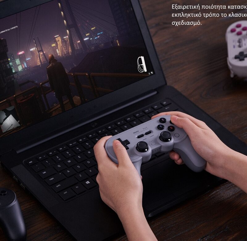 8Bitdo Pro 2 Gamepad Hall Effect Version - Bluetooth and Type C - Nintendo Switch/PC/MAC/Android/Raspberry Black - Image 7
