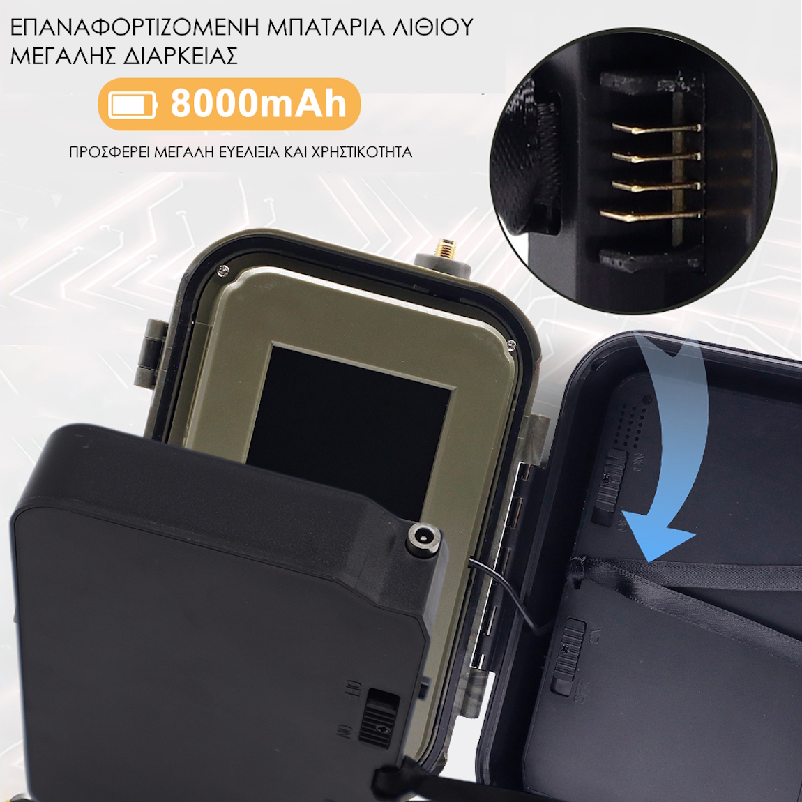 Suntek HC-950Pro-li Διπλή Κάμερα/Μπαταρία 8000mAh/36MP/4G/4K/Live Video με Εφαρμογή/90° Suntek HC-950Pro-li Διπλή Κάμερα/Μπαταρία 8000mAh/36MP/4G/4K/Live Video με Εφαρμογή/90°