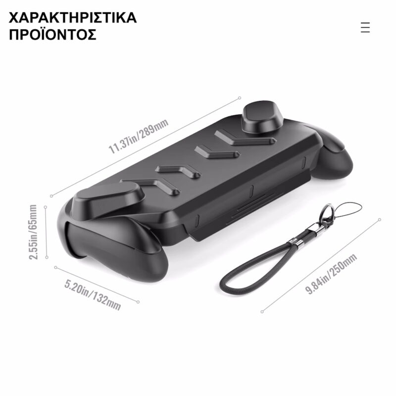 Θήκη TPU για Asus ROG Ally / Ally X με Μπροστινό Κάλυμμα & Βάση Στήριξης JYS-X153 Μαύρη - Image 8