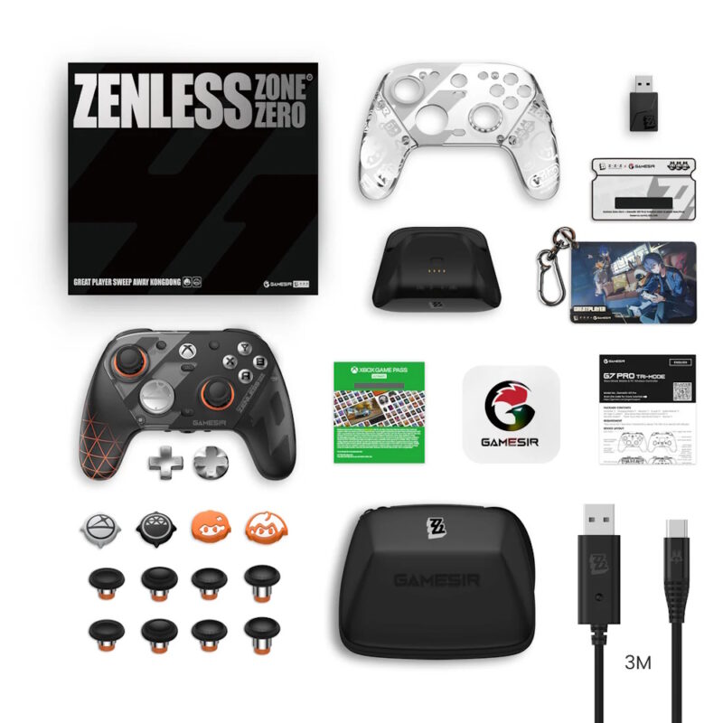 GameSir G7 Pro Zenless Zone Zero Edition Gamepad Gamepad Τριπλής Σύνδεσης Xbox/PC/Android (2.4GHz/Wired/Bluetooth) με Hall Effect, Gyro & Βάση Φόρτισης