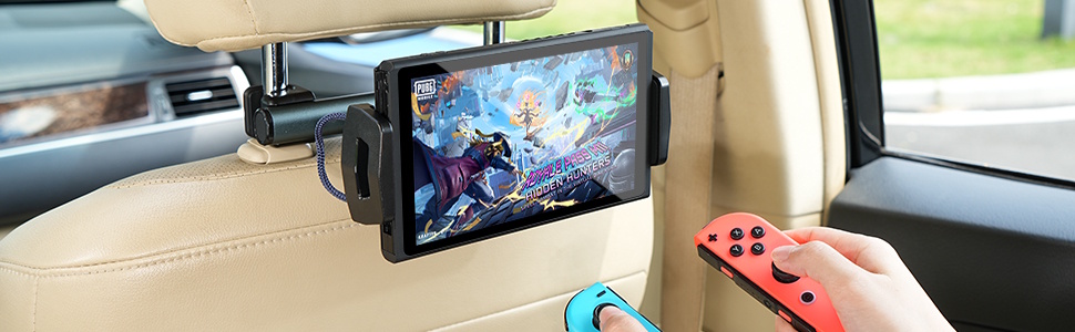 APPS2Car IP3-HR02 Βάση Tablet για Προσκέφαλο Αυτοκινήτου (4.7"-13"/360°/Αντιολισθητική/Αντικραδασμική/Γρήγορη Εγκατάσταση) βάση tablet για πίσω κάθισμα αυτοκινήτου