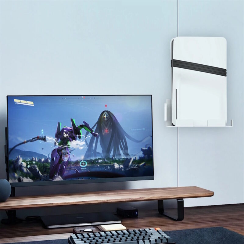 JYS P5226 Βάση Τοίχου για PS5 / PS5 Slim / PS5 Pro – Universal Wall Mount Console Stand Λευκό - Image 7