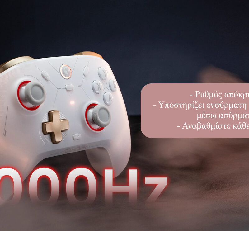 GameSir Cyclone 2 Multiplatform Controller Charging St. Edition (Bluetooth/USB-C/Ασύρματο) (PC/Switch/iOS/Android) Phantom Black GameSir Cyclone 2 Multiplatform Controller Charging St. Edition (Bluetooth/USB-C/Ασύρματο) (PC/Switch/iOS/Android) Phantom Black