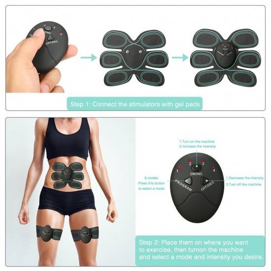 Alternative view of Σετ παθητικής γυμναστικής - EMS - 3 In 1 - Smart Fitness - 800119