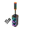 Φορητό ηχείο subwoofer με 2 μικρόφωνα Karaoke - WGY-SZ8809 - 088095