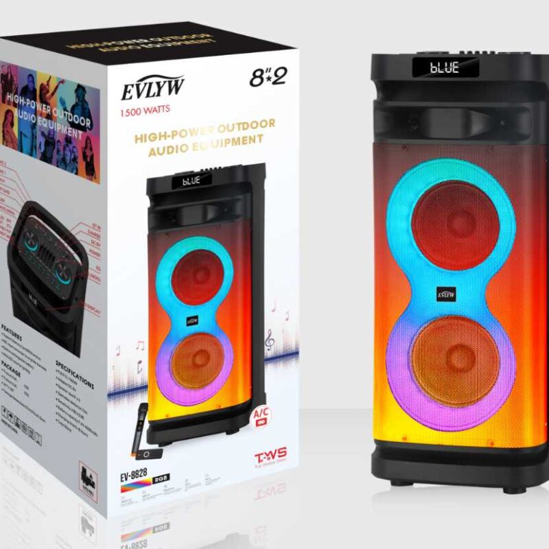 Alternative view of Φορητό ηχείο subwoofer με μικρόφωνο Karaoke - EV-8828 - 088286