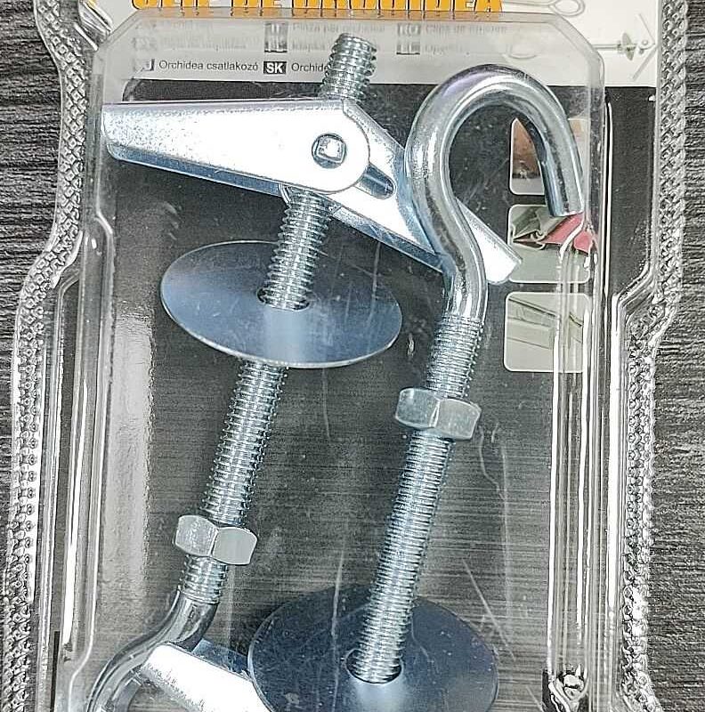 Alternative view of Βύσματα γυψοσανίδας με άγκιστρο - M6*100mm - Σετ 12 πακέτα των 2 τεμαχίων - 206685