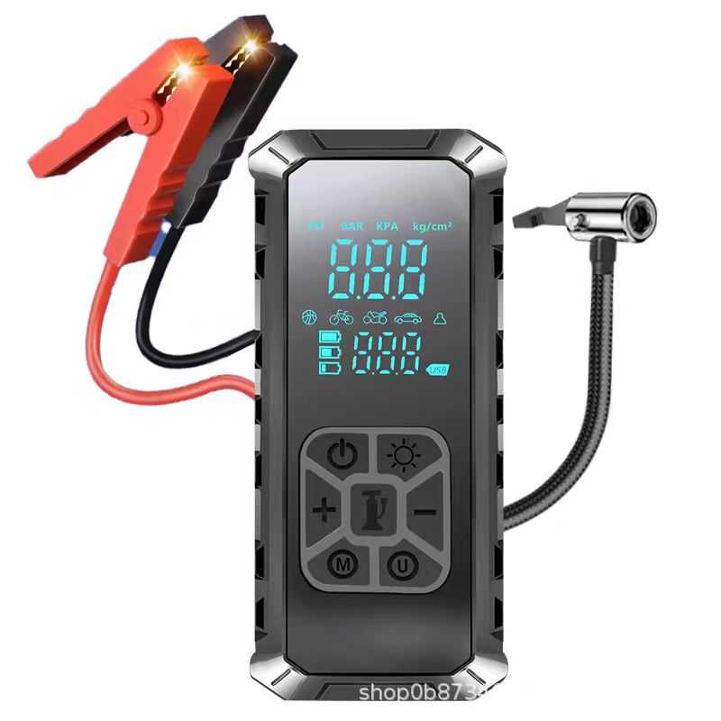 Alternative view of Εκκινητής μπαταρίας οχημάτων Jump Starter με αεροσυμπιεστή - A82 - 8000mA - 260097