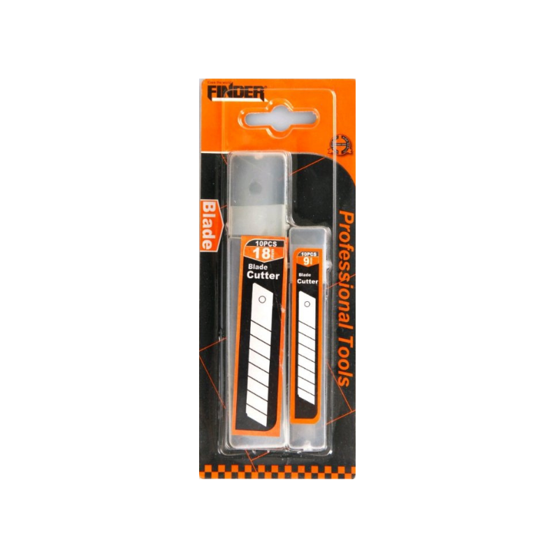 Σετ ανταλλακτικές λεπίδες κοπιδιού - 20pcs - 18mm/9mm - Finder - 191778 Σετ ανταλλακτικές λεπίδες κοπιδιού - 20pcs - 18mm/9mm - Finder - 191778