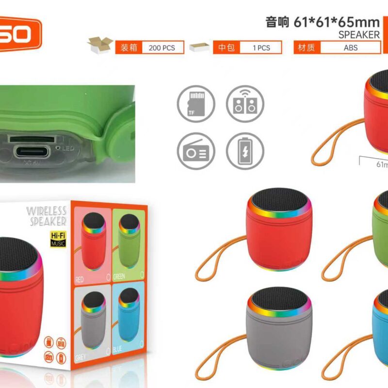 Ασύρματο ηχείο Bluetooth mini - KMS-M18 - 233841 - Red