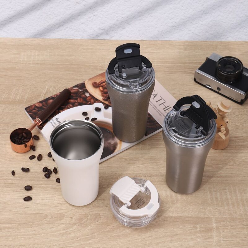 Alternative view of Φορητό παγούρι-θερμός - 380ml - 312550 - Grey Stone