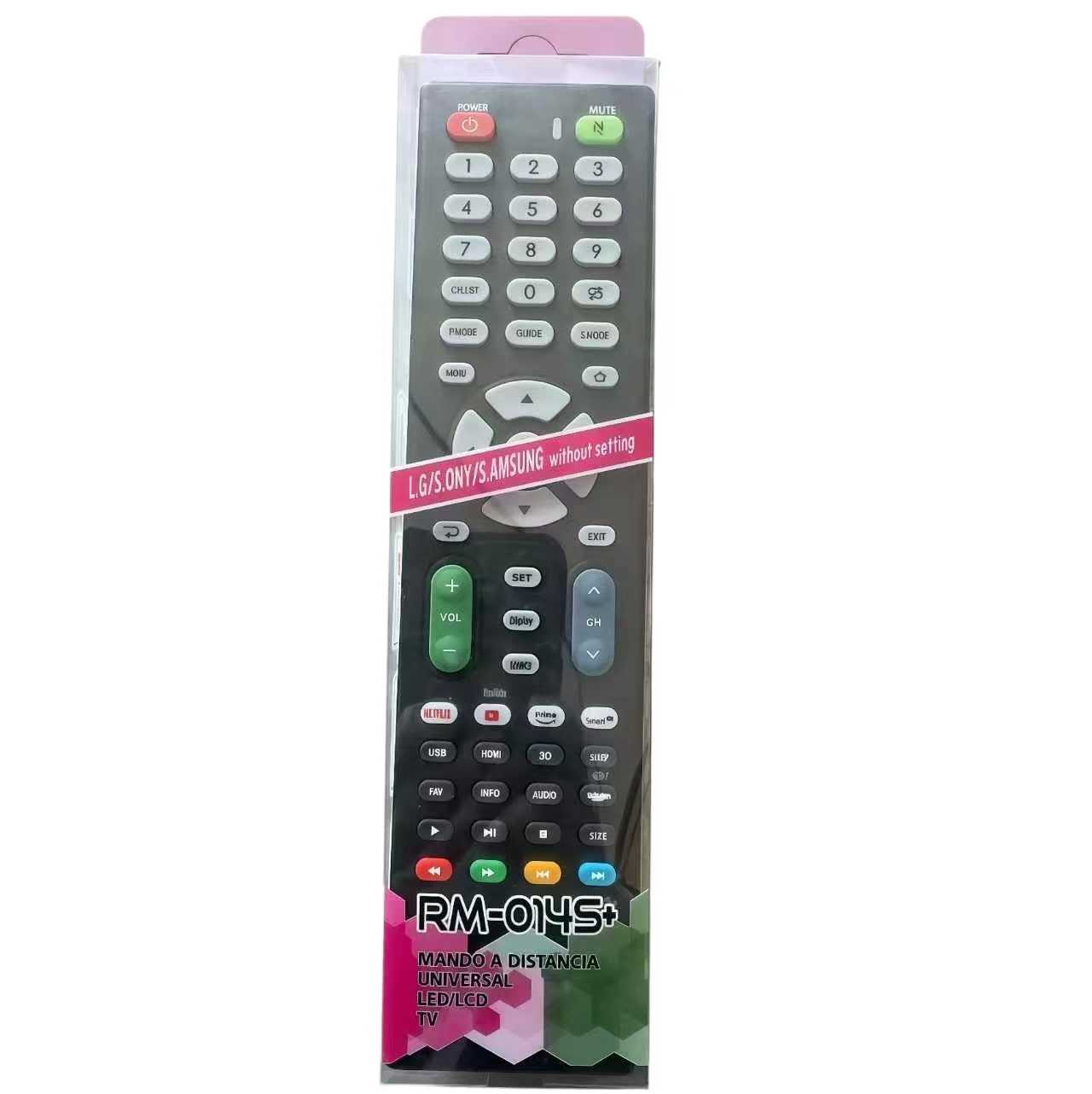 Τηλεχειριστήριο τηλεόρασης - Universal - RM014S+ - 070145 Τηλεχειριστήριο τηλεόρασης - Universal - RM014S+ - 070145 - Image 2
