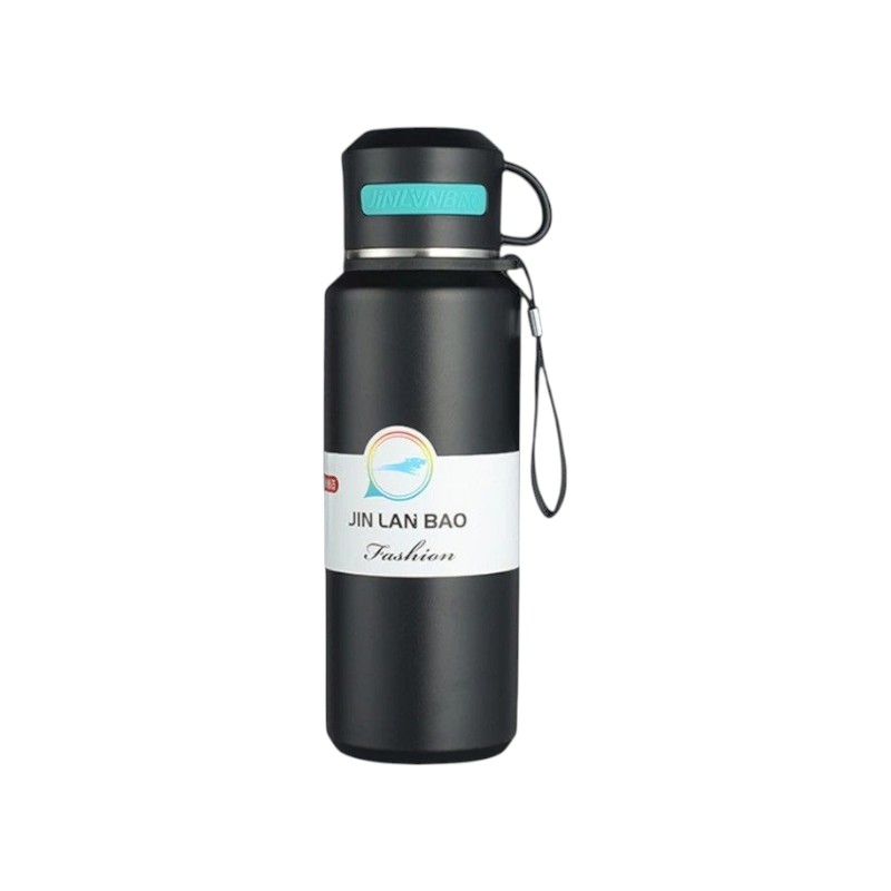 Φορητό παγούρι-θερμός - 600ml - 413296 - Black