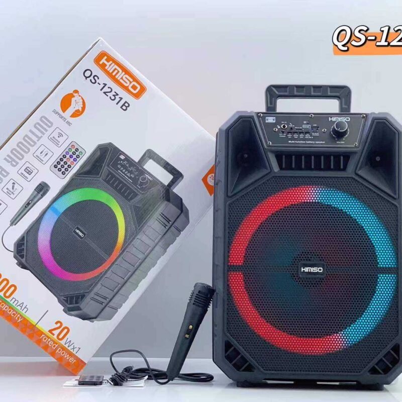 Alternative view of Φορητό ηχείο subwoofer με μικρόφωνο Karaoke - QS-1231B - 260516