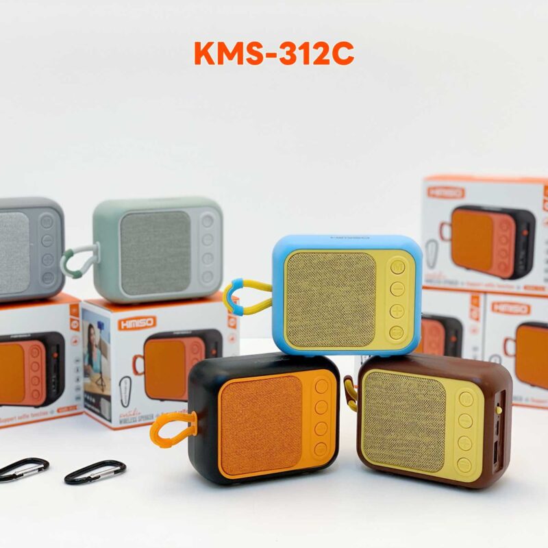 Ασύρματο ηχείο Bluetooth - KMS-312C - 260837 - Black/Orange - Image 2