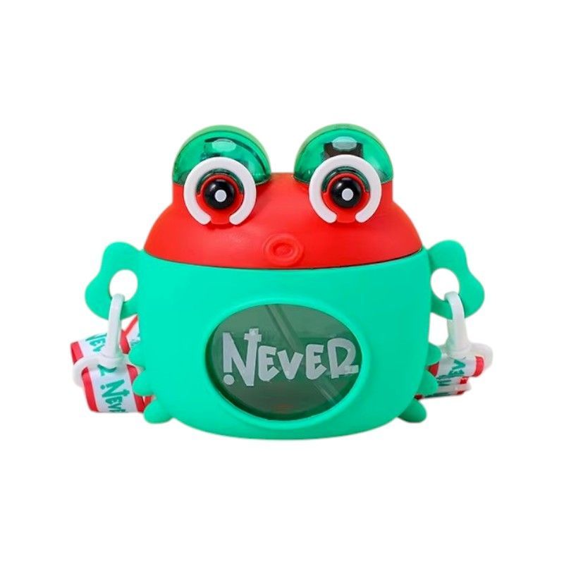 Φορητό παγούρι πλαστικό - Βατραχάκι - 600ml - 722467 - Green/Red Φορητό παγούρι πλαστικό - Βατραχάκι - 600ml - 722467 - Green/Red