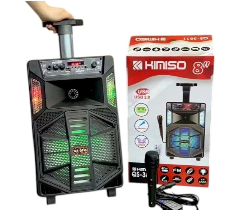 Alternative view of Φορητό ηχείο subwoofer με μικρόφωνο Karaoke - QS-3811 - 260783
