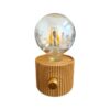 Επαναφορτιζόμενη επιτραπέζια λάμπα LED με Dimmer - YH008 - 817452 - Light Brown
