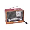 Επαναφορτιζόμενο ραδιόφωνο Retro - ΕK105 - 830128 - Red